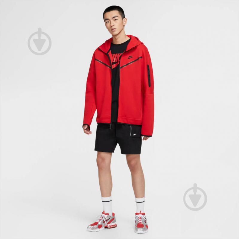 Джемпер Nike M NSW TCH FLC HOODIE FZ WR CU4489-657 р. M червоний - фото 7