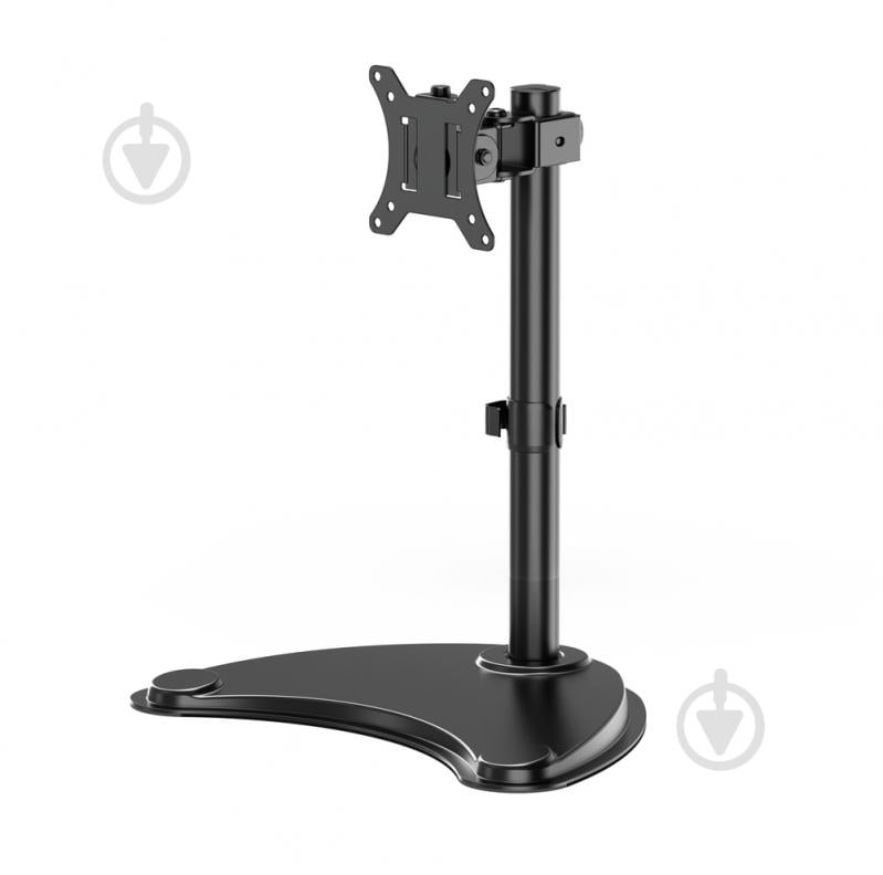 Кронштейн Gembird MS-D1ST-04, для монітора поворотно-похилі 13"-32" чорний - фото 1