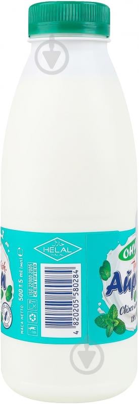 Айран Onur 1.8% Свежая мята Турецкий 500мл - фото 4