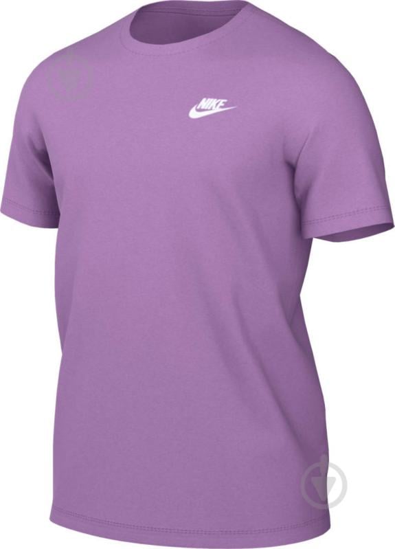 Футболка Nike M NSW CLUB TEE AR4997-532 р.2XL фіолетовий - фото 5