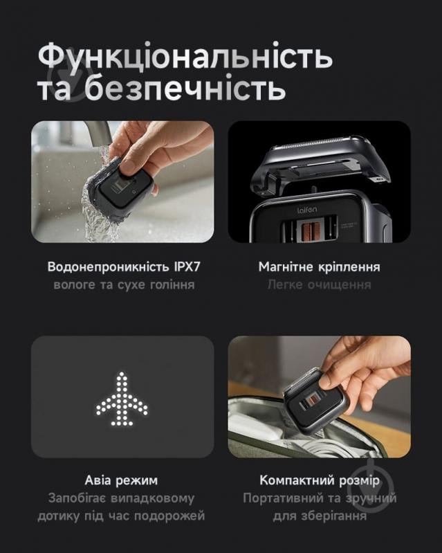 Электробритва Laifen P3 Pro Silver (1ER91-A-XX-SI-001) - фото 5