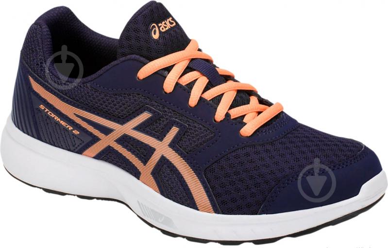 Кросівки Asics STORMER 2 GS C811N-400 р.5,5 темно-синій - фото 1 Кросівки Asics STORMER 2 GS C811N-400 р.5,5 темно-синій - фото 1