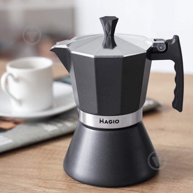 Кофеварка гейзерная Magio MG-1006 - фото 5 Кофеварка гейзерная Magio MG-1006 - фото 5