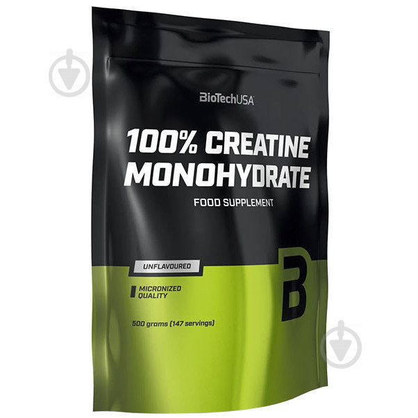 Креатин моногидрат BioTechUSA CREATINE MONOHYDRATE пакет 500 г 500 мл - фото 1