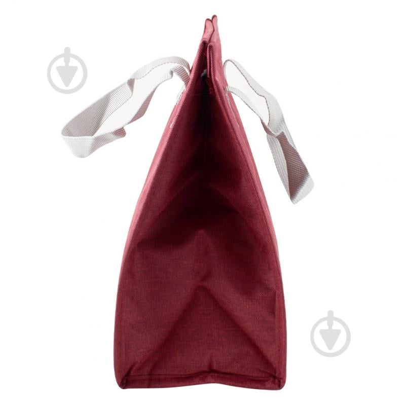 Термосумка Arino 4 литра 225*135*255 бордовая - фото 3 Термосумка Arino 4 литра 225*135*255 бордовая - фото 3