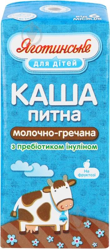 Напиток Яготинське Каша молочная-гречневая 2% 200г - фото 1