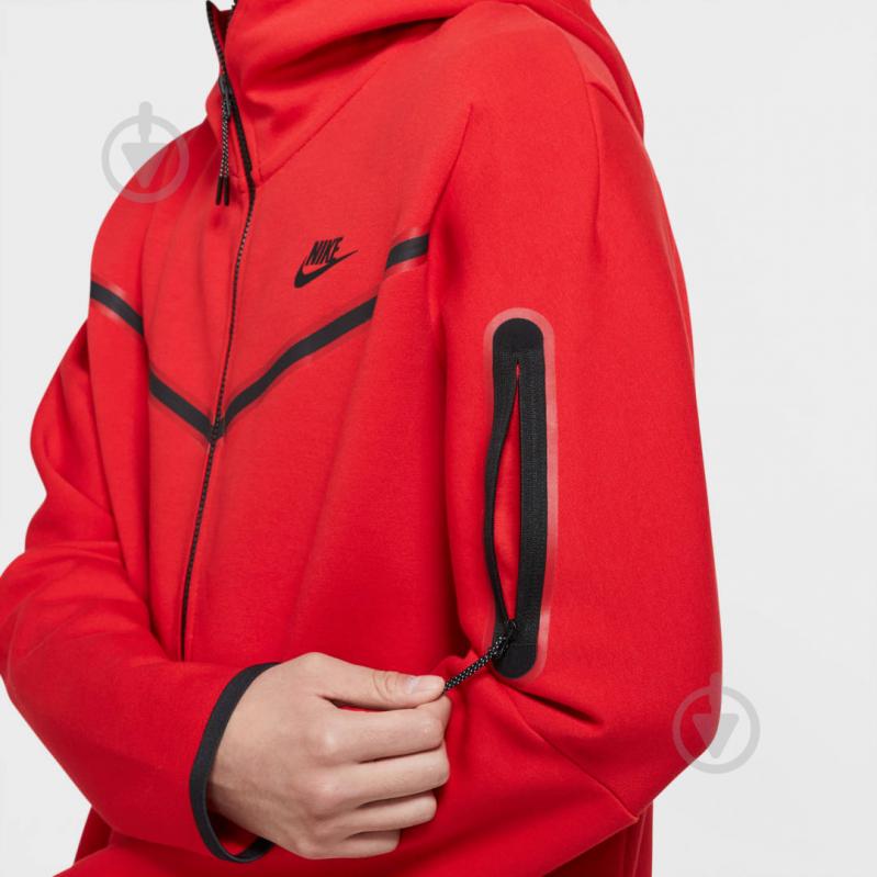 Джемпер Nike M NSW TCH FLC HOODIE FZ WR CU4489-657 р. XL червоний - фото 5