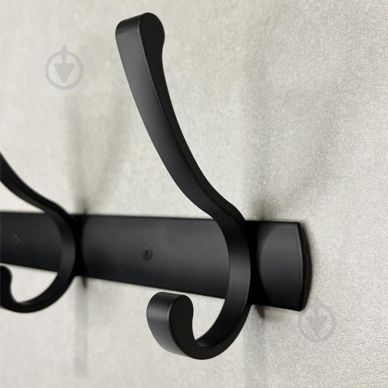 Вешалка с крючками MVM HA-03/5 black - фото 10