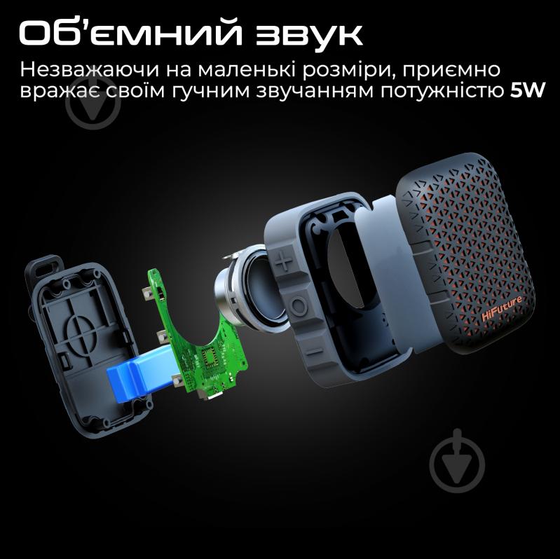 Акустическая система HiFuture Pocket-S blue/green (pocket-s.bluegreen) - фото 3