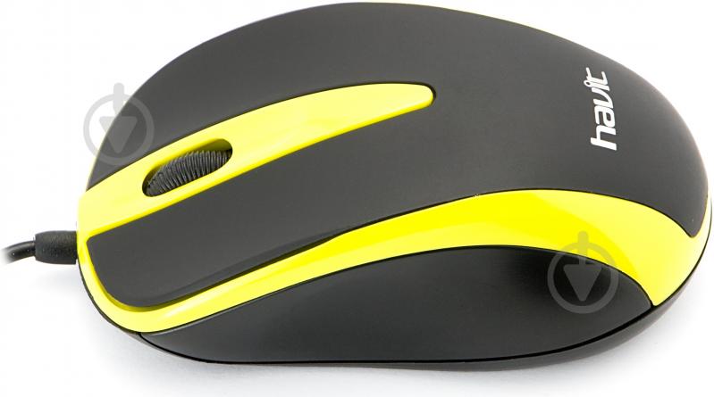 Миша Havit HV-MS675 USB yellow - фото 2