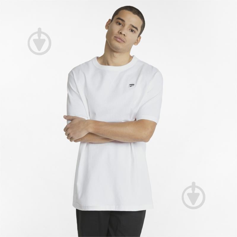 Футболка Puma Downtown Tee 53428002 р.S белый - фото 1 Футболка Puma Downtown Tee 53428002 р.S белый - фото 1