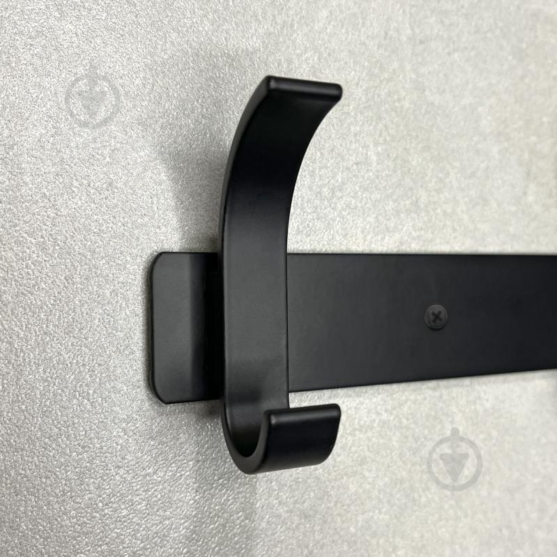 Вешалка с крючками MVM HA-04/5 black - фото 5 Вешалка с крючками MVM HA-04/5 black - фото 5