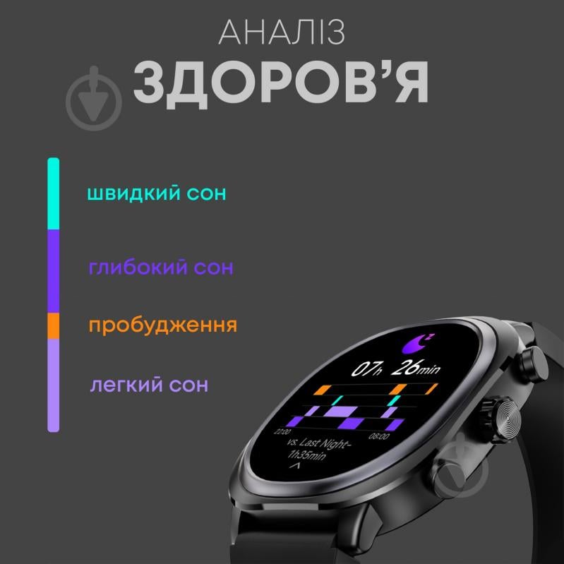 Смарт-часы HiFuture Aix Lite black (aixlite.black) - фото 6