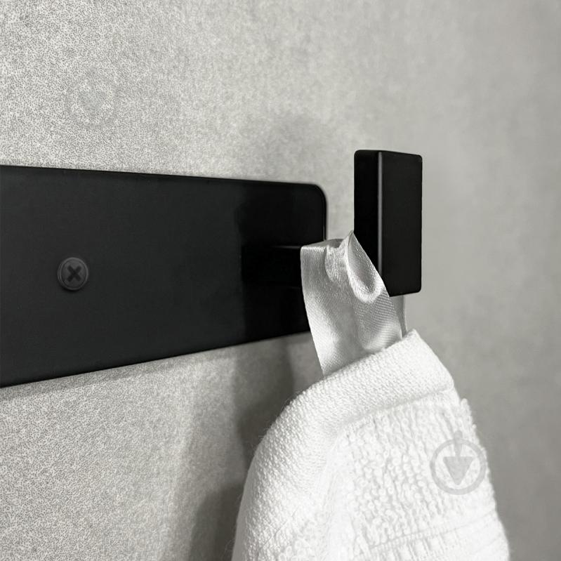 Вешалка с крючками MVM HA-05/3 black - фото 5