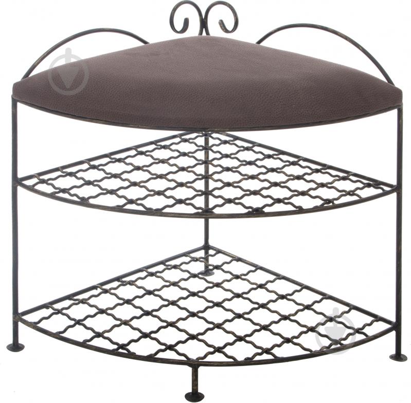 Подставка для обуви Метал Арт Милан 450x450x540 мм коричневый (80358027) - фото 2