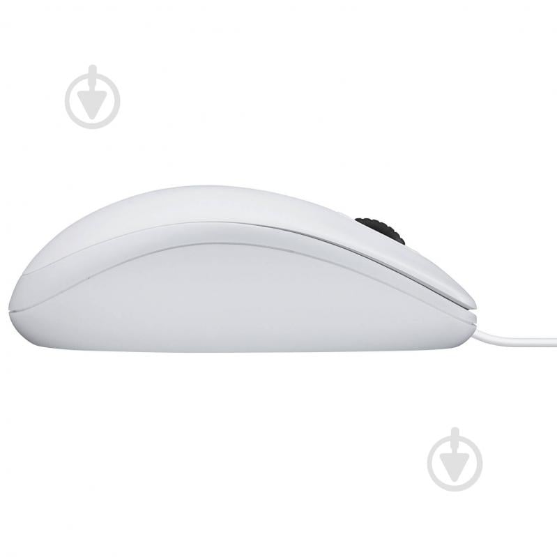 Миша Logitech B100 white (910-003360) - фото 2