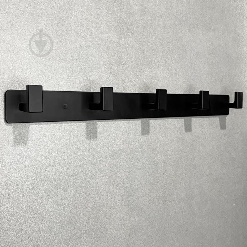 Вешалка с крючками MVM HA-05/5 black - фото 4
