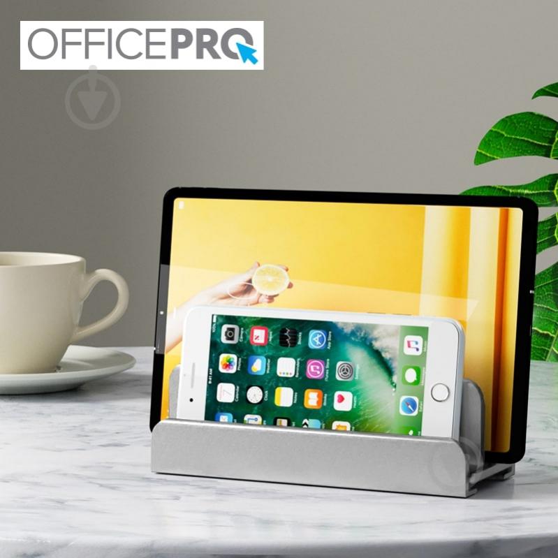 Подставка для ноутбука OfficePro LS580G (LS580G) вертикальная LS580G Grey - фото 11