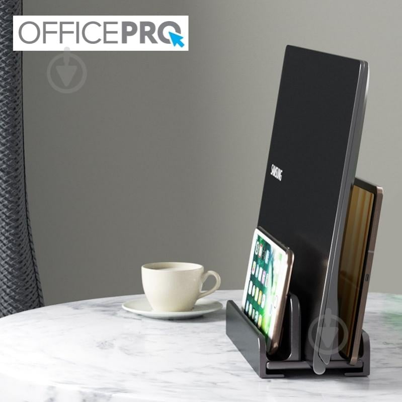 Подставка для ноутбука OfficePro LS580G (LS580G) вертикальная LS580G Grey - фото 7