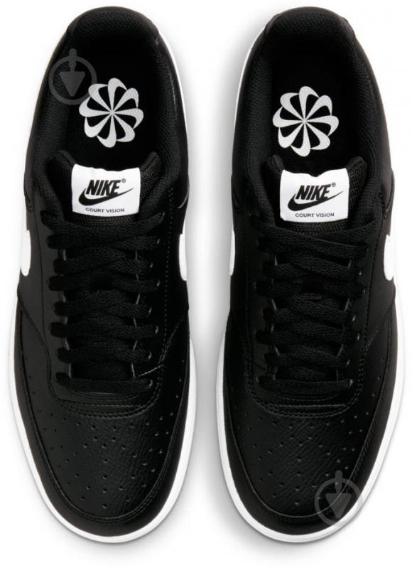 Кроссовки мужские демисезонные Nike COURT VISION LOW NEXT NATURE DH2987-001 р.42 черные - фото 6