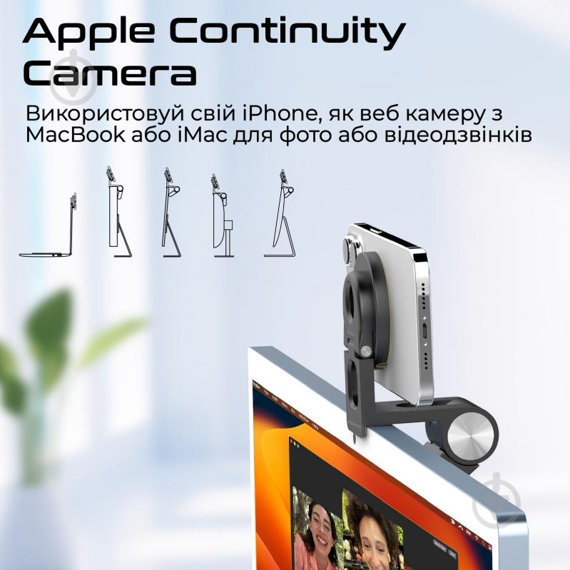 Держатель для телефона Promate VersaMount black - фото 4 Держатель для телефона Promate VersaMount black - фото 4