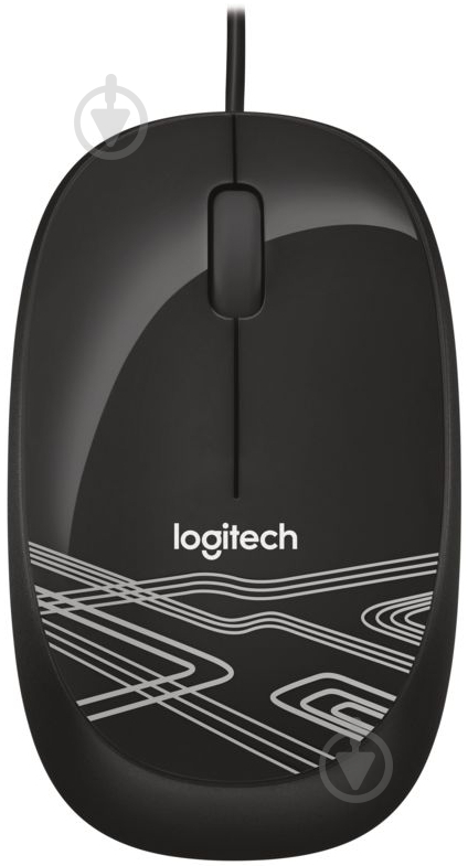 Мышка Logitech Corded Mouse M105 black (910-002943) - фото 1