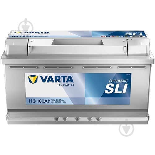 Аккумулятор автомобильный Varta Dynamic SLI H3 100Ah 830A 12V «+» справа (600402083) - фото 1