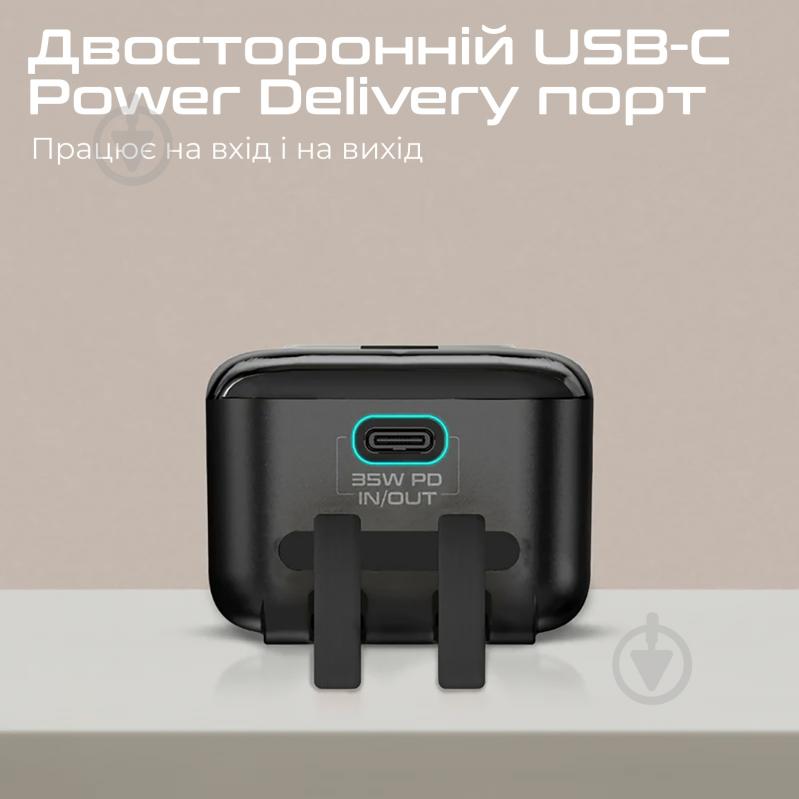 Повербанк Promate Mavrix 10000 mAh black (mavrix.black) - фото 5