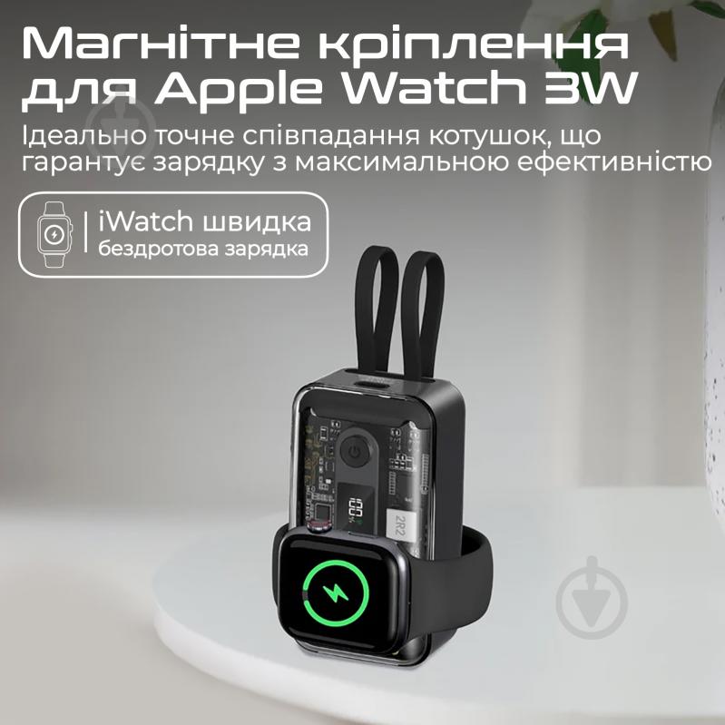 Повербанк Promate Mavrix 10000 mAh black (mavrix.black) - фото 6