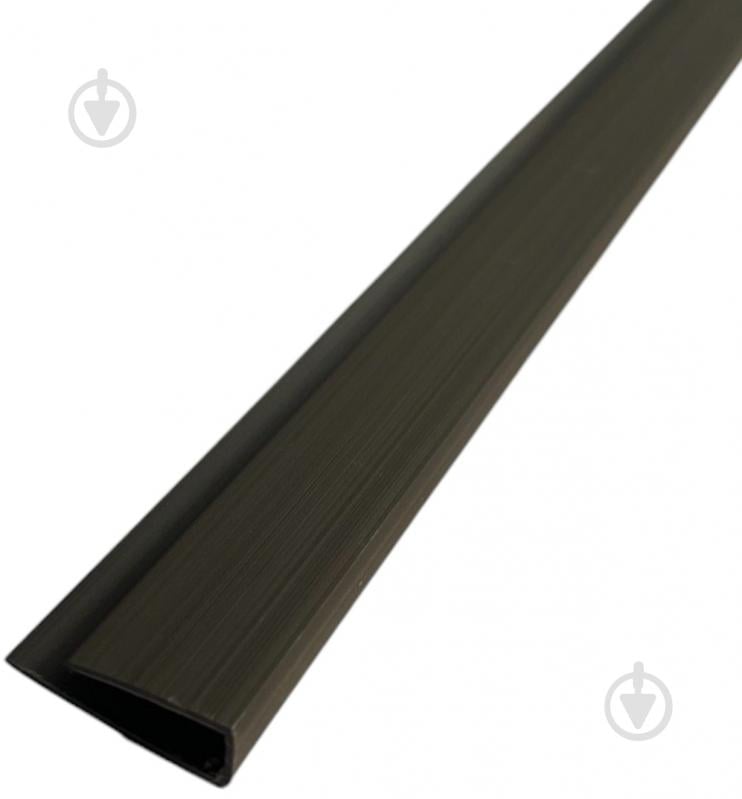 Профиль стартовый SAN DECOR S2 3м коричневый - фото 1 Профиль стартовый SAN DECOR S2 3м коричневый - фото 1