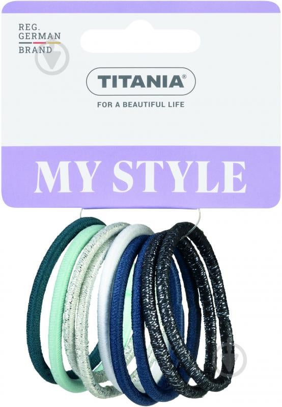 Резинка для волос TITANIA 4,5 см 7817 9 шт. - фото 1