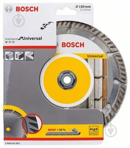 Диск алмазний відрізний Bosch Stf Universal 180x22,23 2608615063 - фото 2