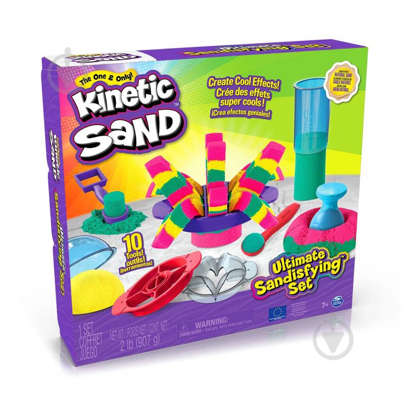 Набор для лепки песком KINETIC SAND Цветные приключения 71647 - фото 1