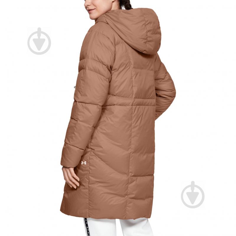 Пальто женское Under Armour UA Armour Down Parka 1342791-270 р.L коричневое - фото 2