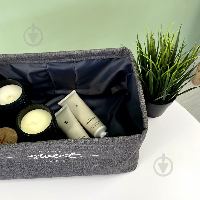 Корзина интерьерный S серая Organize - фото 3 Корзина интерьерный S серая Organize - фото 3