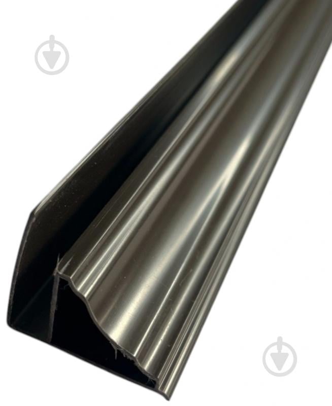 Профиль-плинтус SAN DECOR S4 3м коричневый - фото 1