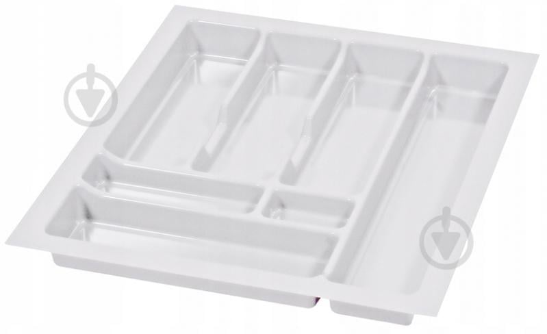 Лоток для столовых приборов Rejs PRO 430x490x45 мм фасад 500 мм пластиковый белый ТЕ13.2666.05.013 - фото 1 Лоток для столовых приборов Rejs PRO 430x490x45 мм фасад 500 мм пластиковый белый ТЕ13.2666.05.013 - фото 1