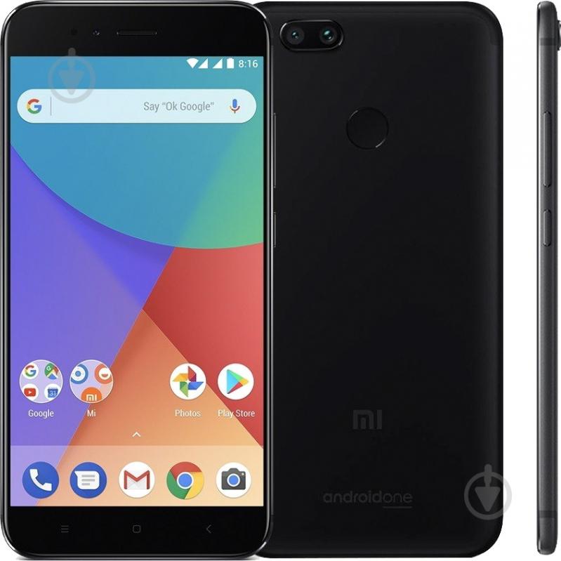 Смартфон Xiaomi Mi A1 4/32GB black - фото 4