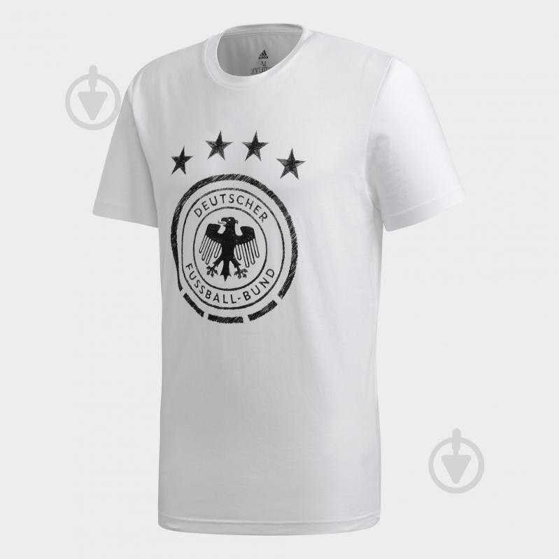 Футболка Adidas DFB DNA GR TEE FI1464 р.S білий - фото 1