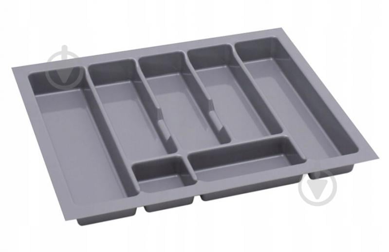 Лоток для столовых приборов Rejs UNI 530x430x45 мм фасад 600 мм пластиковый серый ТЕ13.2504.05.036 - фото 1 Лоток для столовых приборов Rejs UNI 530x430x45 мм фасад 600 мм пластиковый серый ТЕ13.2504.05.036 - фото 1