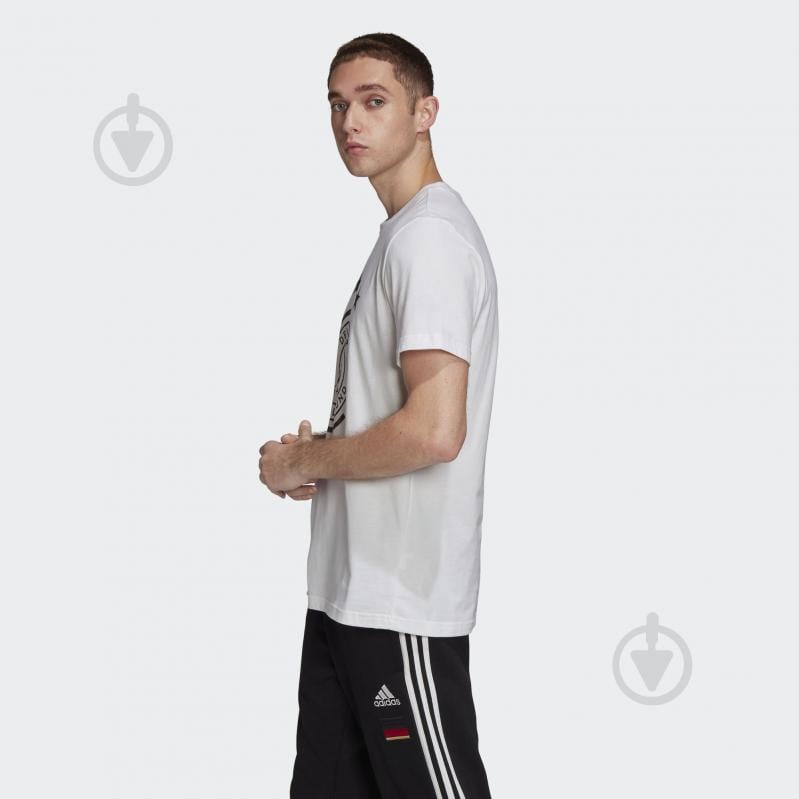Футболка Adidas DFB DNA GR TEE FI1464 р.M белый - фото 4