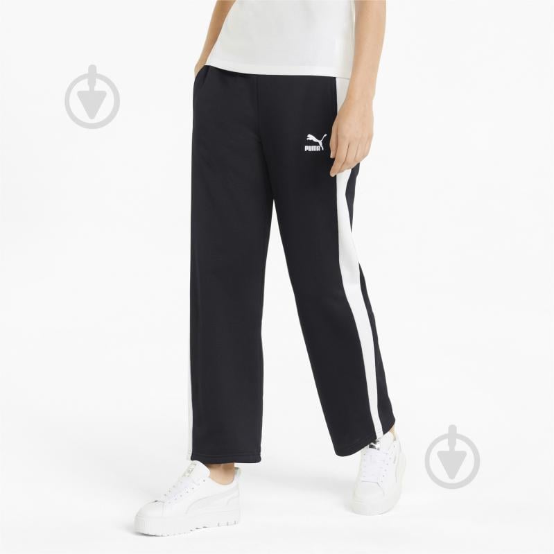 Брюки Puma T7 Straight Pants PT 53352001 р. L черный - фото 1