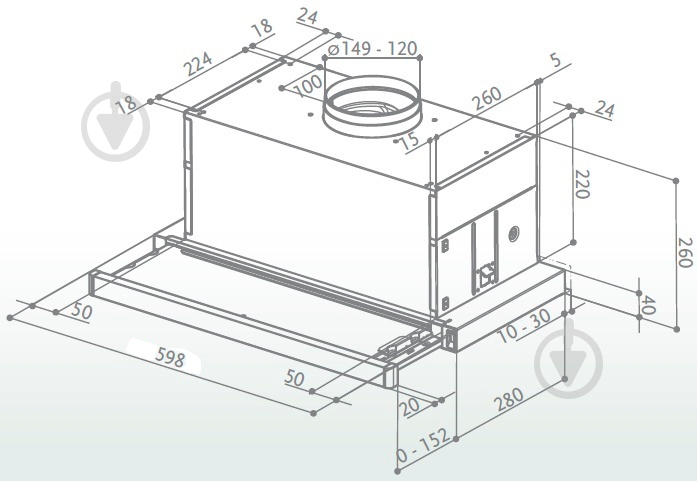 Вытяжка Faber MAXIMA EG8 AM/X A60 FB EXP - фото 4