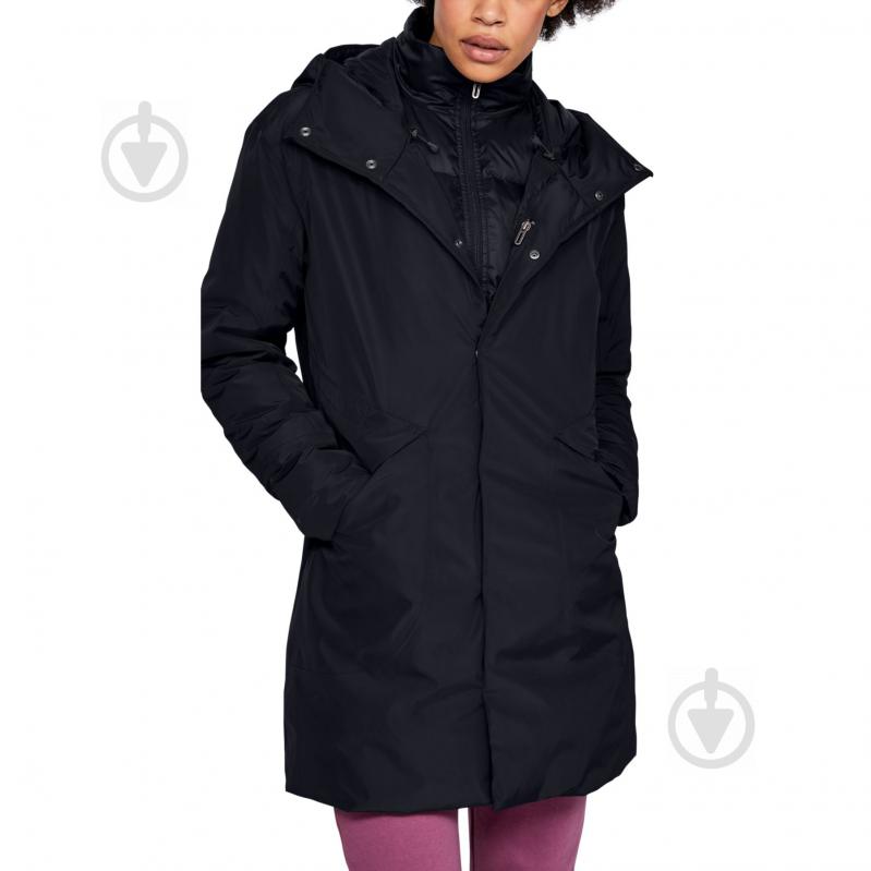 Куртка-парка жіноча Under Armour UA Unstoppable Down Parka 1342798-001 р.S чорна - фото 1