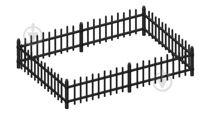 Огорожа Fijo на кладовище без хвіртки 1500х2150 мм - фото 1