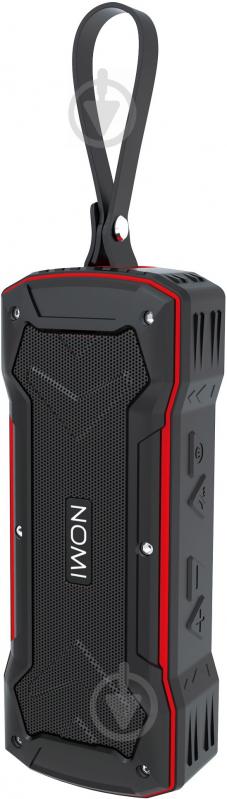 Портативная колонка Nomi Extreme 1.0 black/red - фото 1