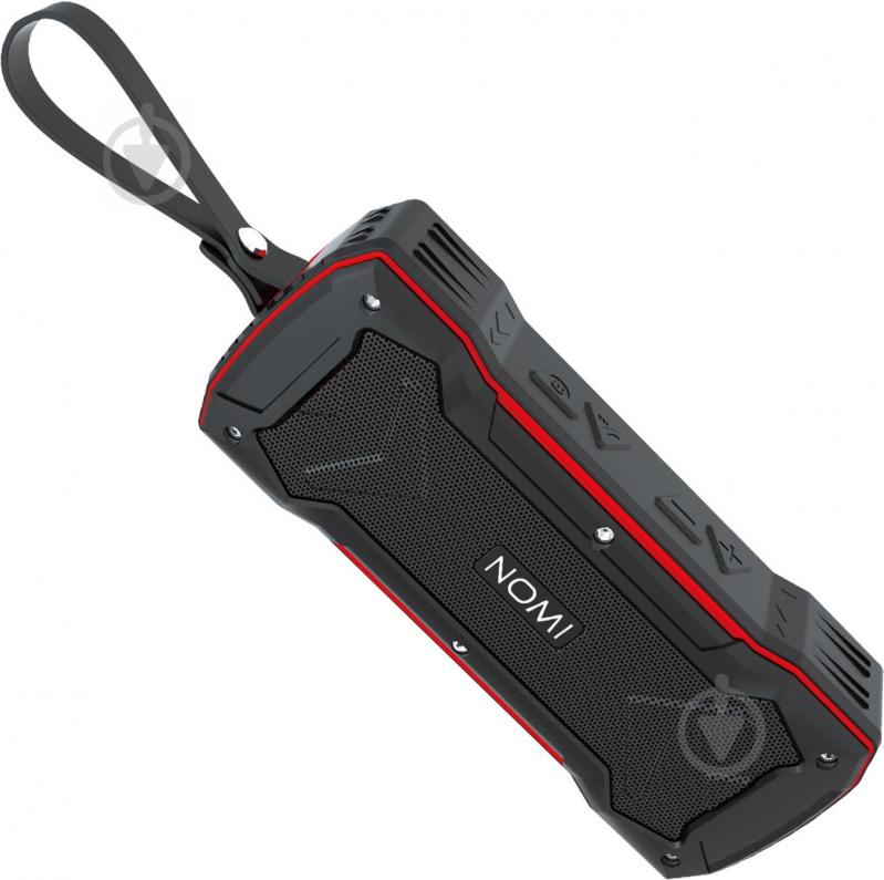 Портативна колонка Nomi Extreme 1.0 black/red - фото 2