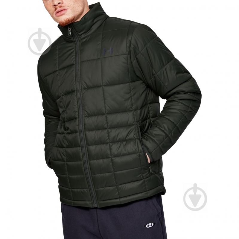 Куртка чоловіча демісезонна Under Armour UA Armour Insulated Jacket 1342739-310 р.L зелена - фото 1