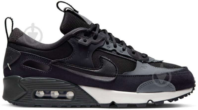 Кроссовки мужские демисезонные Nike AIR MAX 90 FUTURA DM9922-003 р.41 черные - фото 3