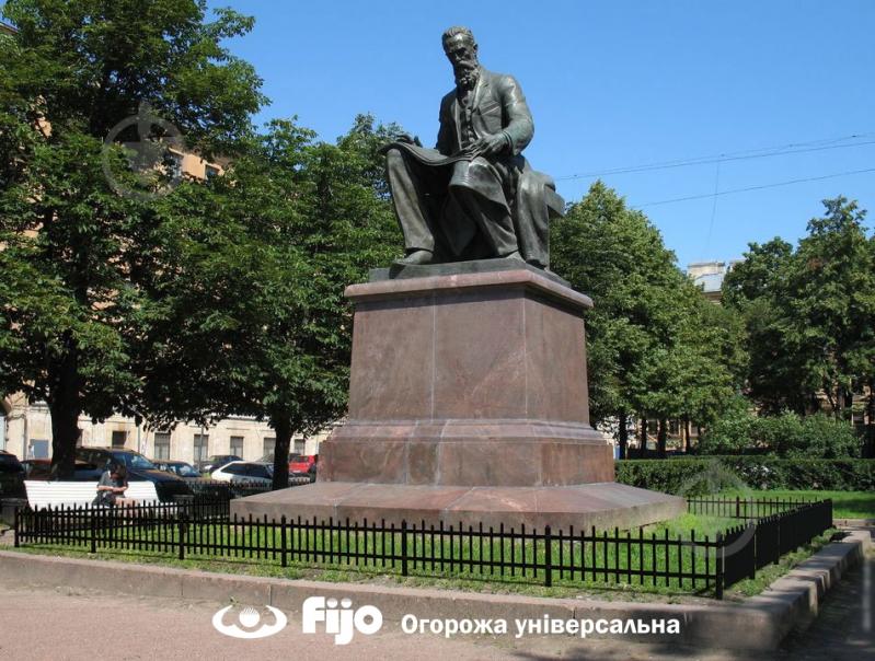Огорожа Fijo на кладовище з хвірткою 2150х2150 мм - фото 4